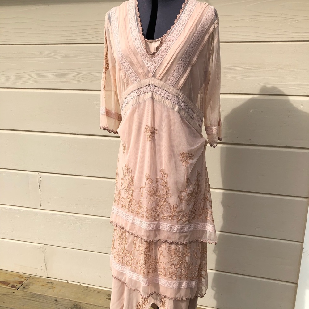 Natalya Titanic Tea Party Dress in Butter